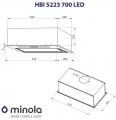 Minola HBI 5223 BL 700 LED