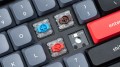Keychron K17 Pro White Backlit Blue Switch