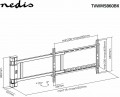 Nedis TVWM5860BK