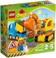 Lego Truck and Tracked Excavator 10812