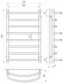 Чертеж с размерами LARIS Euromix 530x800