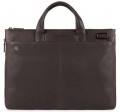 Piquadro Small Expandable Laptop Briefcase 15.6 15.6 "