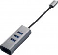 Satechi Type-C 2-in-1 Aluminum 3 Port Hub with Ethernet