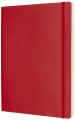 Moleskine Plain Notebook A4 Soft Red