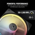 Corsair iCUE LINK LX140-R RGB PWM Reverse Black Starter Kit