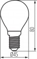 Kanlux XLED Filament G45 4.5W 2700K E14