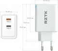 RZTK GaN2 65W 2xUSB-C