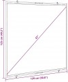 VidaXL Screen 129x125