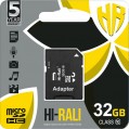 Hi-Rali microSDHC class 10 + SD adapter