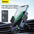 BASEUS Halo Electric Wireless Charging Car Mount