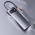 BASEUS Metal Gleam Multifunctional 6-in-1 USB-C to 3xUSB-A/U