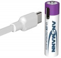 Ansmann 4xAAA 500 mAh USB Type-C