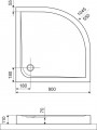 Excellent Sense Compact X 90x90 BREX.1404.090.090.WHC