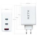 RZTK GaN2 100W USB-A + 2xUSB-C