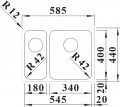 Blanco Solis 340/180-U R 526128