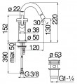 Nobili Rubinetterie Lira LR116219-2CR