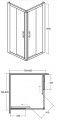 Besco Modern 80x80 MK-80-185-C