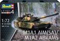 Revell M1A1 AIM(SA)/ M1A2 Abrams (1:72)