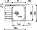 Franke Spark SKL 611-62 101.0716.714