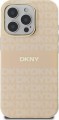 DKNY Repeat Texture Pattern with Stripe for iPhone 16 Pro Ma