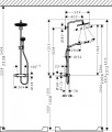 Hansgrohe Croma Select S Showerpipe 280 26790