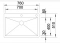 Blanco Zerox 700-IF/A 515641