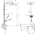 Hansgrohe Raindance E Showerpipe 300 EcoSmart 27364000