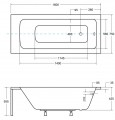 Besco Talia Premium 160x75 WAT-160-PKP