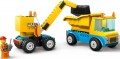 Lego Construction Trucks and Wrecking Ball Crane 60391