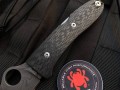 Spyderco Spyopera Carbon Damascus