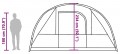 VidaXL Tunneltent 7 WP