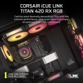 Corsair iCUE LINK TITAN 420 RX RGB Black