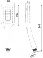 Чертеж с размерами Imprese W070SQ1