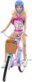 Barbie Doll and Bike Playset HBY28