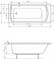 Roca Linea 180x80 A24T063000