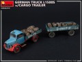 MiniArt German Truck L1500s w/Cargo Trailer (1:35)