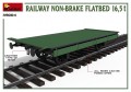 MiniArt Railway Non-Brake Flatbed 16.5 T (1:35)