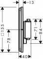 Hansgrohe ShowerSelect Comfort E 15574000