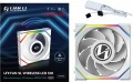 Lian Li Uni Fan SL120 Wireless LCD Reverse White