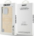 DKNY Repeat Texture Pattern with Stripe for iPhone 16 Pro Ma