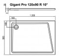 Ravak Gigant Pro 10° XA05G70101P