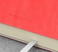 Ciak Plain Notebook large Red
