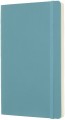 Moleskine Plain Notebook Large Soft Ocean Blue