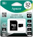 Apacer microSDHC UHS-I Class 10 + SD adapter