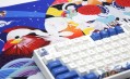 Varmilo Lovebirds Blue Desk Mat XL