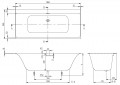 Villeroy & Boch Subway 3.0 180x80 UBQ180SBW2DV-01