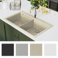 VidaXL Kitchen Sink 86x51 141675