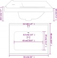 VidaXL Bathroom Sink 153709