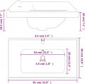 VidaXL Bathroom Sink 153711