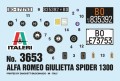 ITALERI Alfa Romeo Giulietta Spider 1300 (1:24)